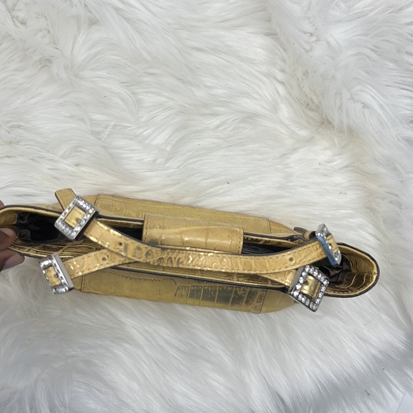 Adrienne Vittadini Croc embossed Mini Purse Magnetic Closure - Picture 7 of 10